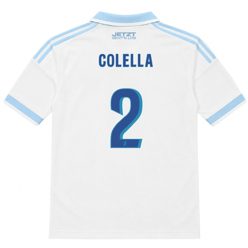 Danxen Criança Camisola Hugo Colella #2 Azul Céu Claro Branco Vermelho Alternativa 2026/27 Camisa Brasil