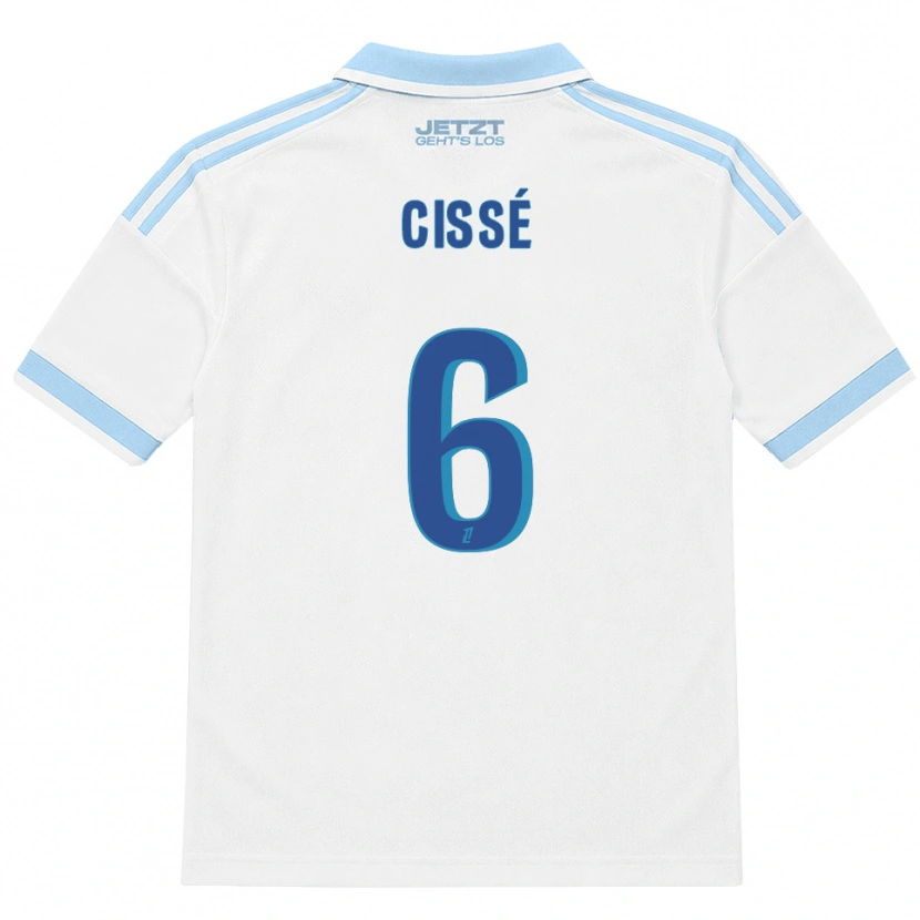 Danxen Criança Camisola Amadou Cissé #6 Azul Céu Claro Branco Vermelho Alternativa 2026/27 Camisa Brasil