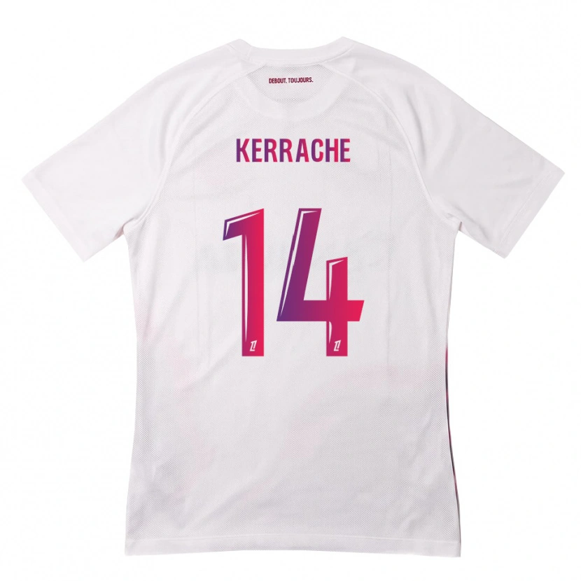 Danxen Criança Camisola Marina Kerrache #14 Branco Rosa Roxo Alternativa 2026/27 Camisa Brasil