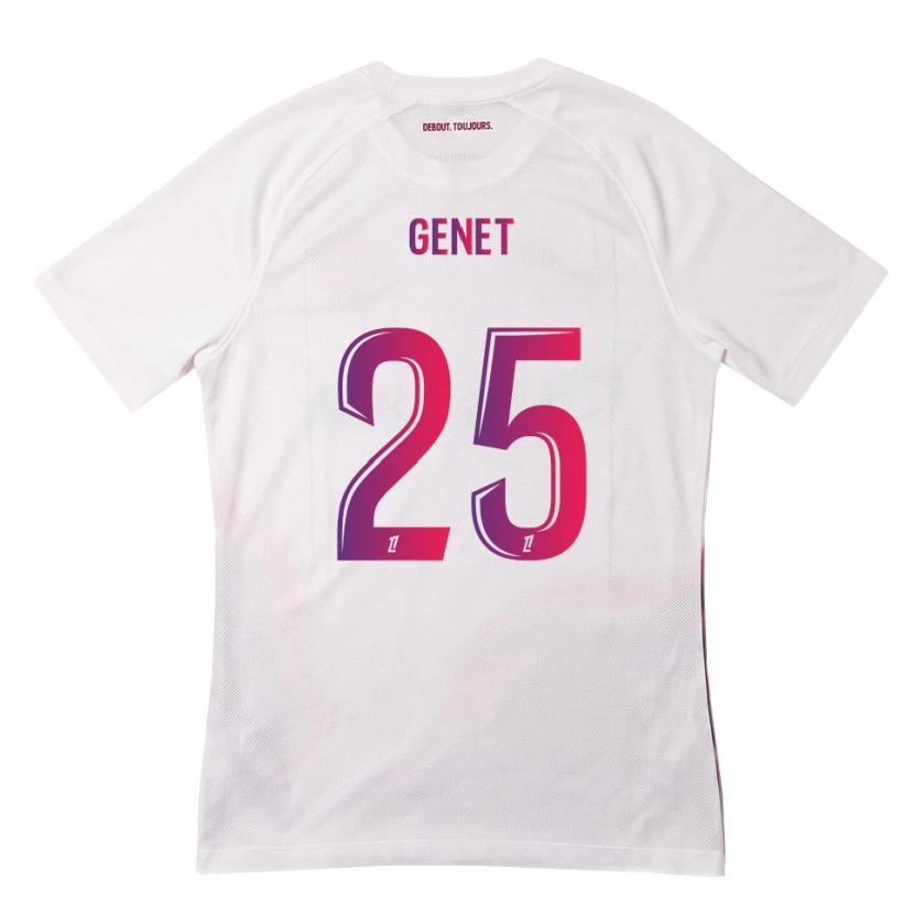 Danxen Criança Camisola Marine Genet #25 Branco Rosa Roxo Alternativa 2026/27 Camisa Brasil