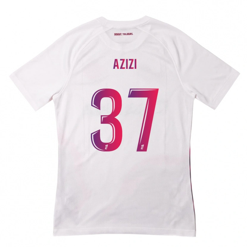 Danxen Criança Camisola Ilyas Azizi #37 Branco Rosa Roxo Alternativa 2026/27 Camisa Brasil