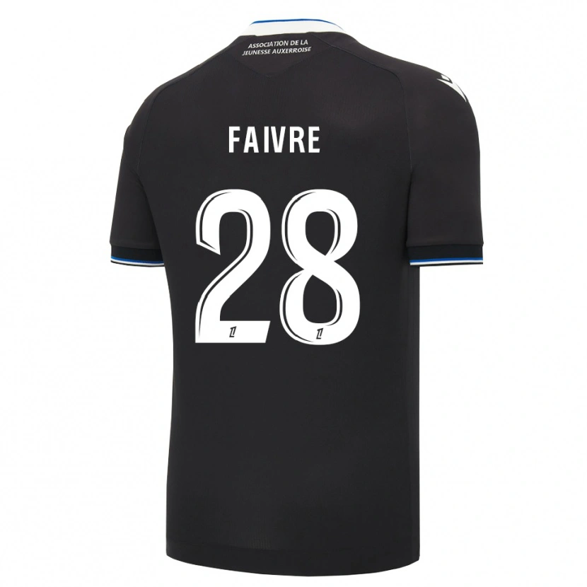 Danxen Criança Camisola Romain Faivre #28 Preto Azul Branco Alternativa 2026/27 Camisa Brasil