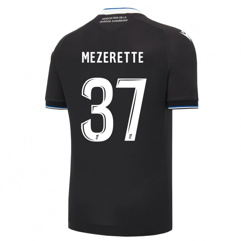 Danxen Criança Camisola Louis Mezerette #37 Preto Azul Branco Alternativa 2026/27 Camisa Brasil