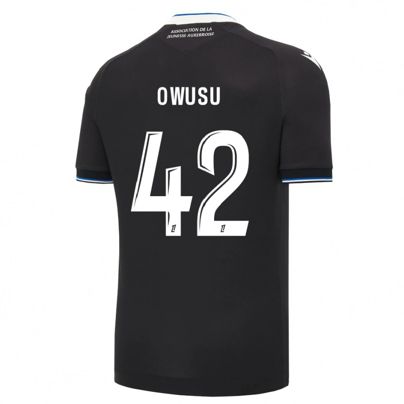 Danxen Criança Camisola Elisha Owusu #42 Preto Azul Branco Alternativa 2026/27 Camisa Brasil