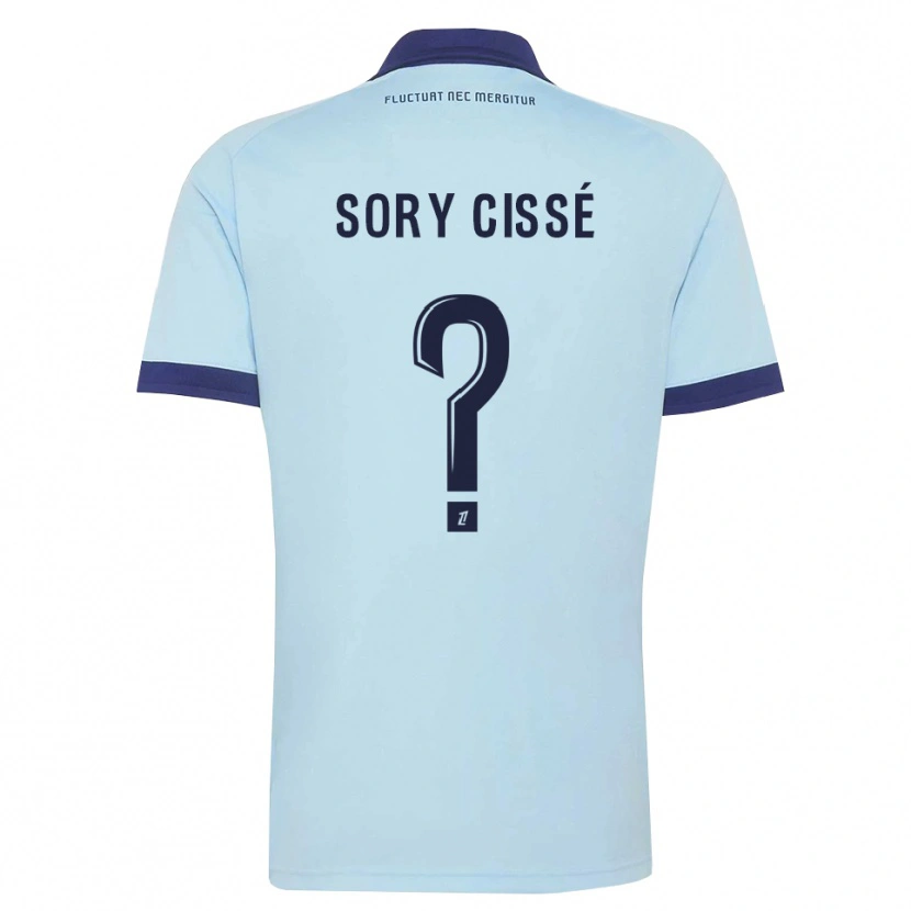 Danxen Criança Camisola Ibrahim Sory Cissé #0 Azul Centáurea Preto Alternativa 2026/27 Camisa Brasil