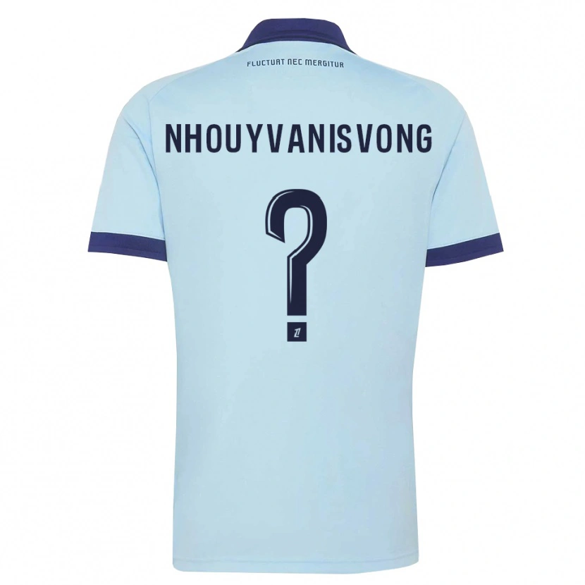 Danxen Criança Camisola Andy Nhouyvanisvong #0 Azul Centáurea Preto Alternativa 2026/27 Camisa Brasil