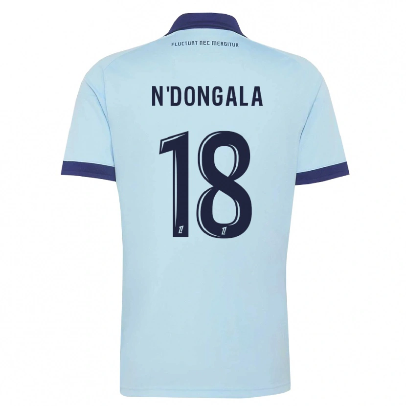 Danxen Criança Camisola Melween N'dongala #18 Azul Centáurea Preto Alternativa 2026/27 Camisa Brasil