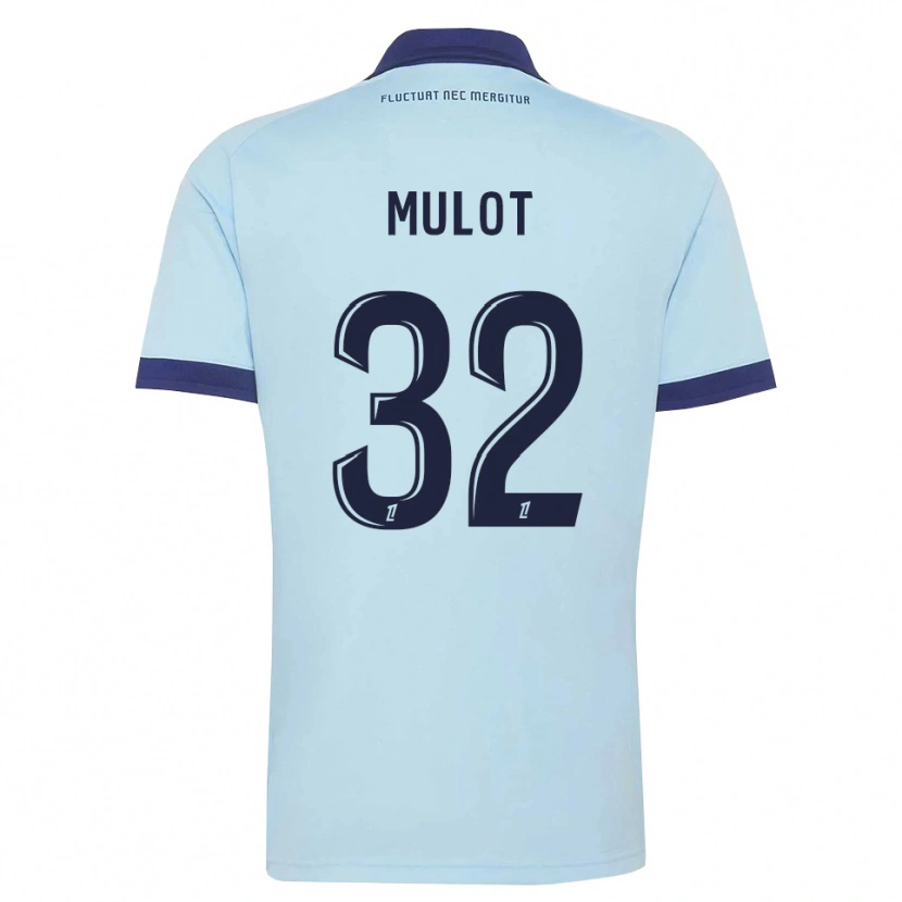 Danxen Criança Camisola Marie Mulot #32 Azul Centáurea Preto Alternativa 2026/27 Camisa Brasil