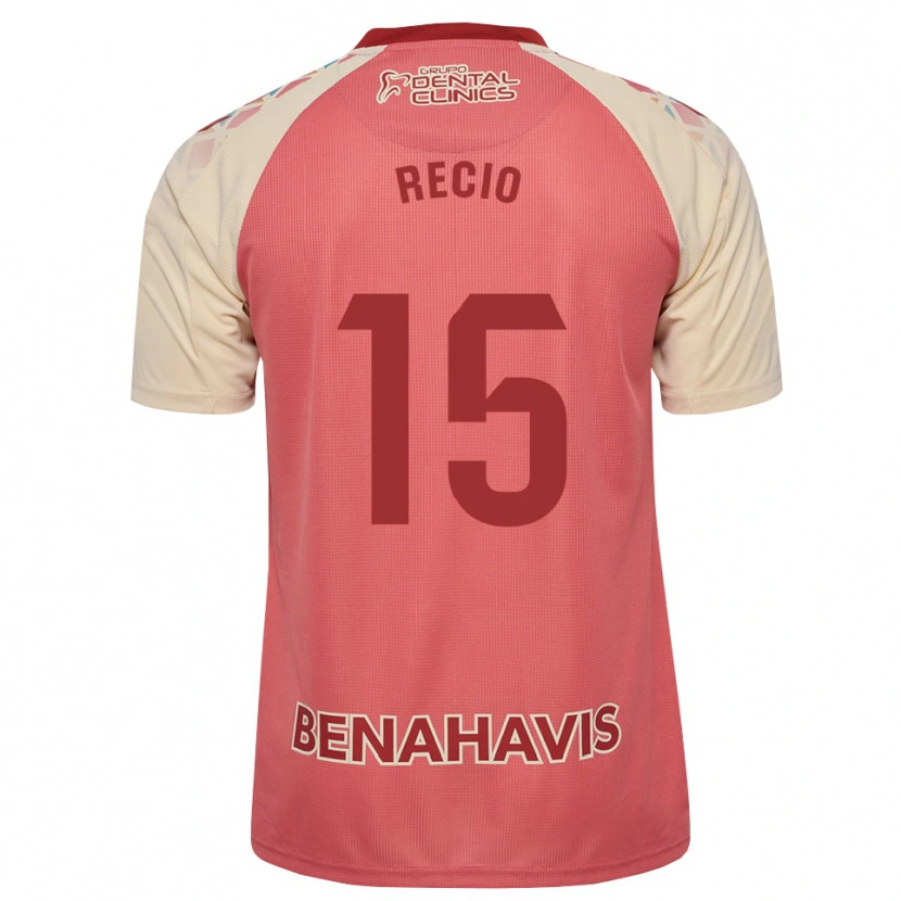 Danxen Criança Camisola Ángel Recio #15 Rosa Claro Vermelho Azul Alternativa 2026/27 Camisa Brasil