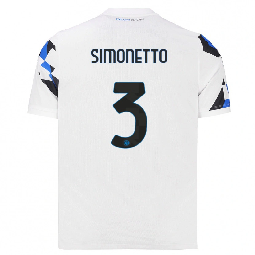 Danxen Criança Camisola Federico Simonetto #3 Branco Vermelho Azul Alternativa 2026/27 Camisa Brasil