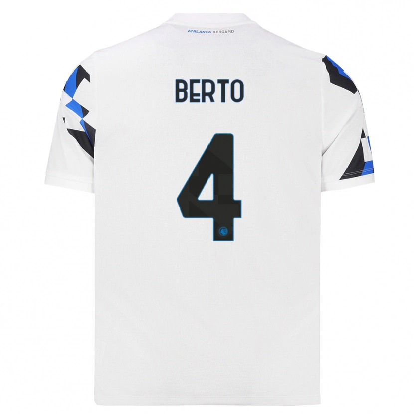 Danxen Criança Camisola Gabriele Berto #4 Branco Vermelho Azul Alternativa 2026/27 Camisa Brasil