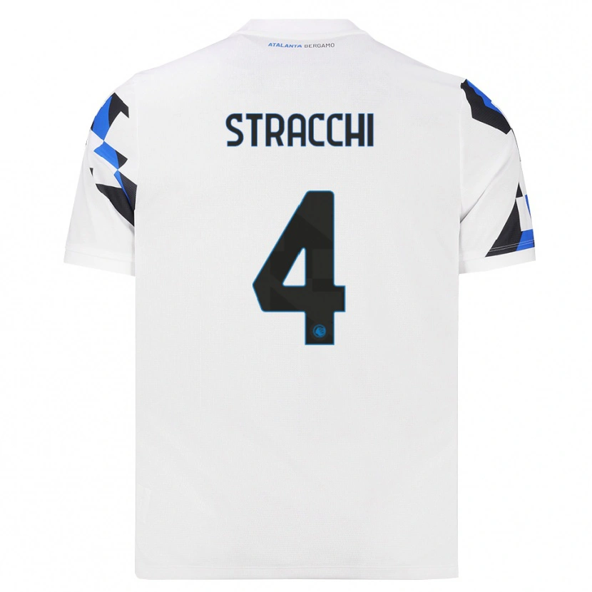 Danxen Criança Camisola Daniela Stracchi #4 Branco Vermelho Azul Alternativa 2026/27 Camisa Brasil