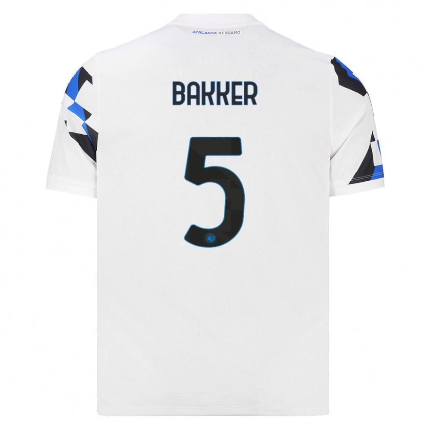 Danxen Criança Camisola Mitchel Bakker #5 Branco Vermelho Azul Alternativa 2026/27 Camisa Brasil
