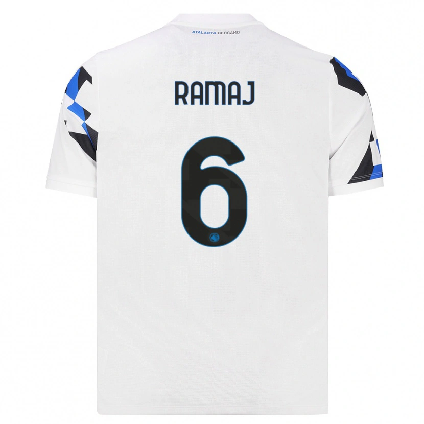 Danxen Criança Camisola Gabriel Ramaj #6 Branco Vermelho Azul Alternativa 2026/27 Camisa Brasil