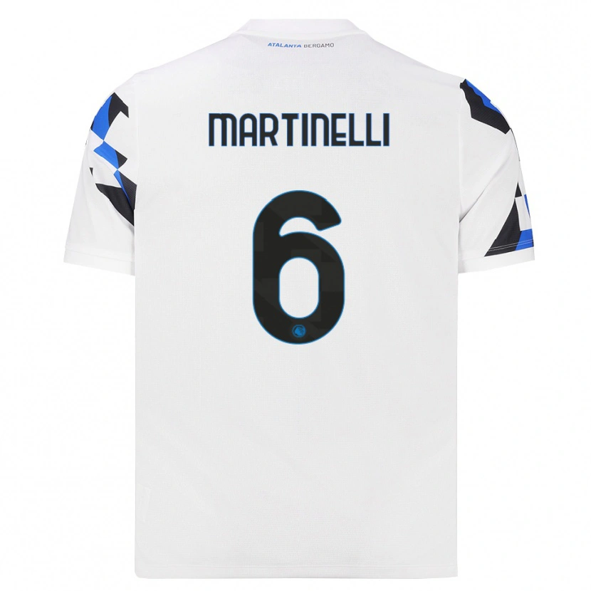 Danxen Criança Camisola Gabriel Martinelli #6 Branco Vermelho Azul Alternativa 2026/27 Camisa Brasil