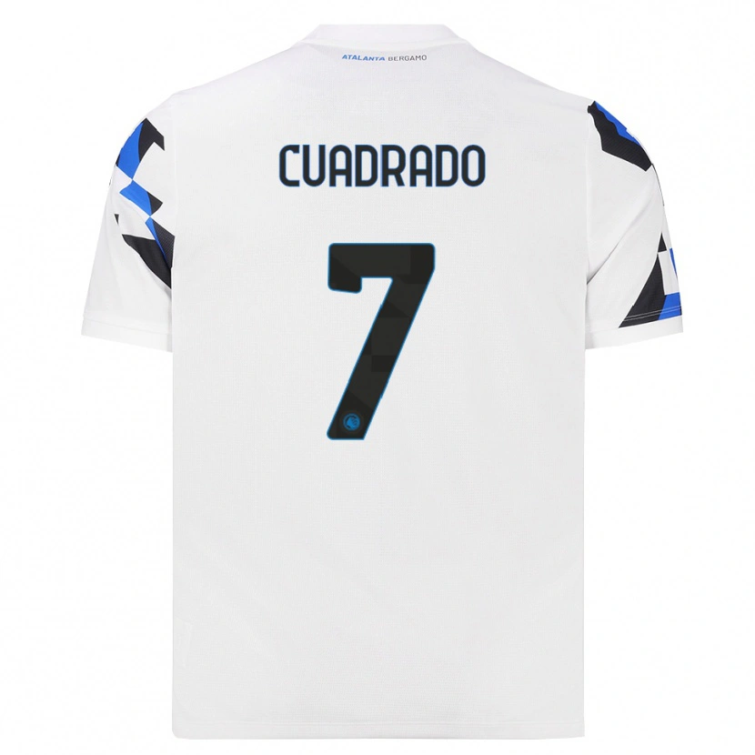 Danxen Criança Camisola Juan Cuadrado #7 Branco Vermelho Azul Alternativa 2026/27 Camisa Brasil