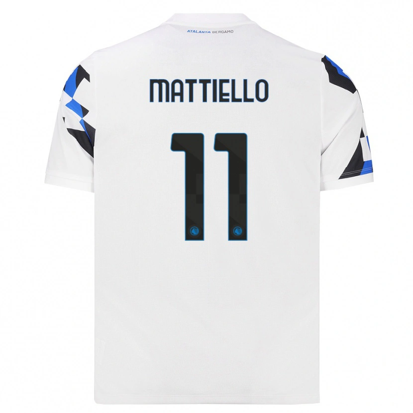 Danxen Criança Camisola Federico Mattiello #11 Branco Vermelho Azul Alternativa 2026/27 Camisa Brasil