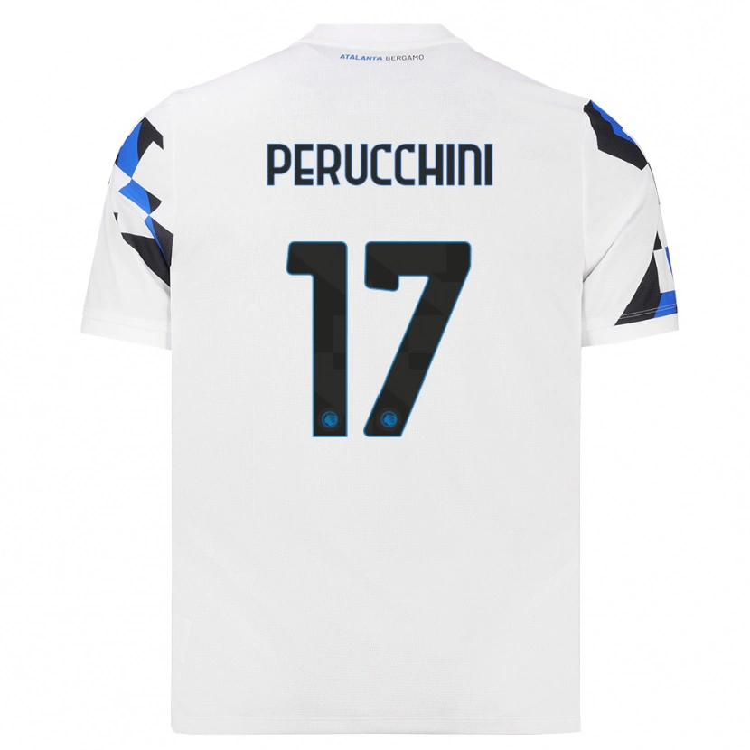 Danxen Criança Camisola Simone Perucchini #17 Branco Vermelho Azul Alternativa 2026/27 Camisa Brasil