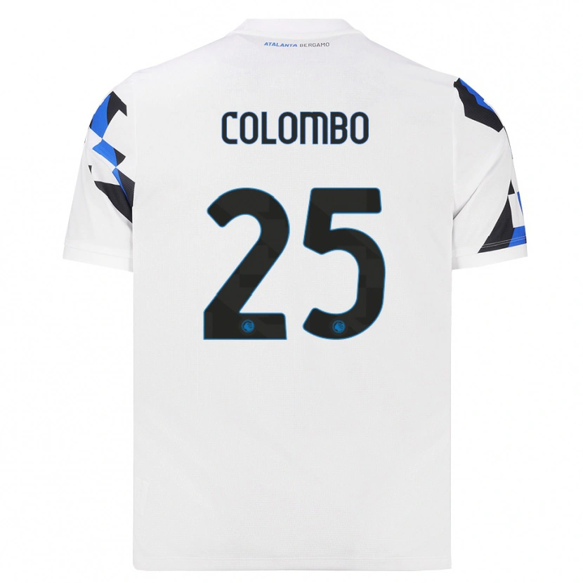 Danxen Criança Camisola Matteo Colombo #25 Branco Vermelho Azul Alternativa 2026/27 Camisa Brasil