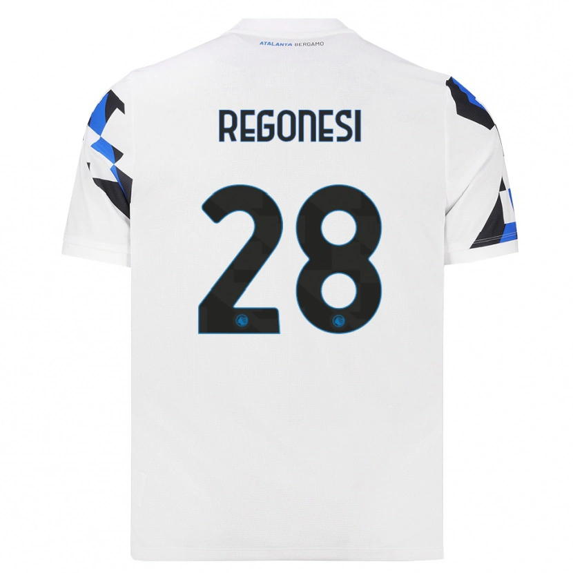 Danxen Criança Camisola Iacopo Regonesi #28 Branco Vermelho Azul Alternativa 2026/27 Camisa Brasil