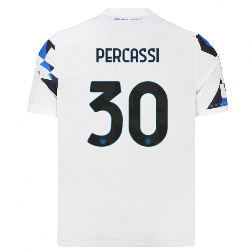 Danxen Criança Camisola Giovanni Percassi #30 Branco Vermelho Azul Alternativa 2026/27 Camisa Brasil