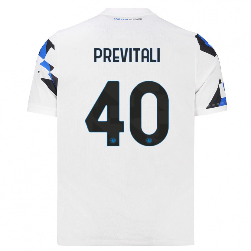 Danxen Criança Camisola Cristian Previtali #40 Branco Vermelho Azul Alternativa 2026/27 Camisa Brasil