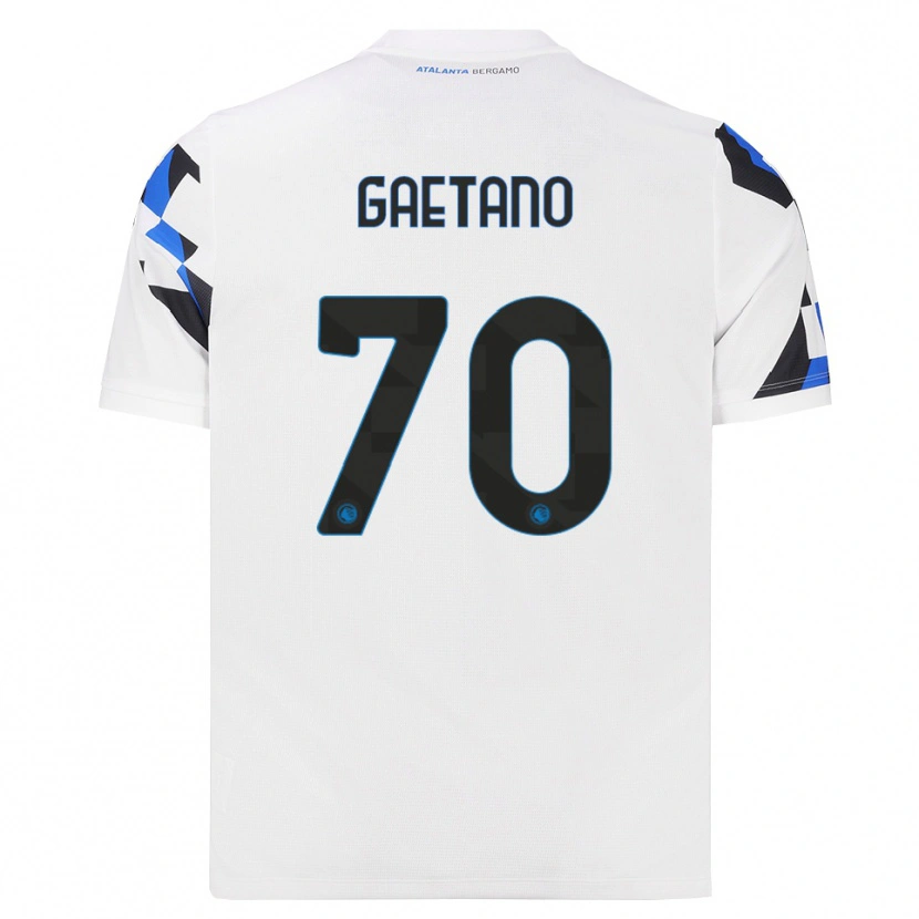 Danxen Criança Camisola Gianluca Gaetano #70 Branco Vermelho Azul Alternativa 2026/27 Camisa Brasil