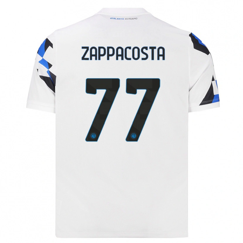 Danxen Criança Camisola Davide Zappacosta #77 Branco Vermelho Azul Alternativa 2026/27 Camisa Brasil