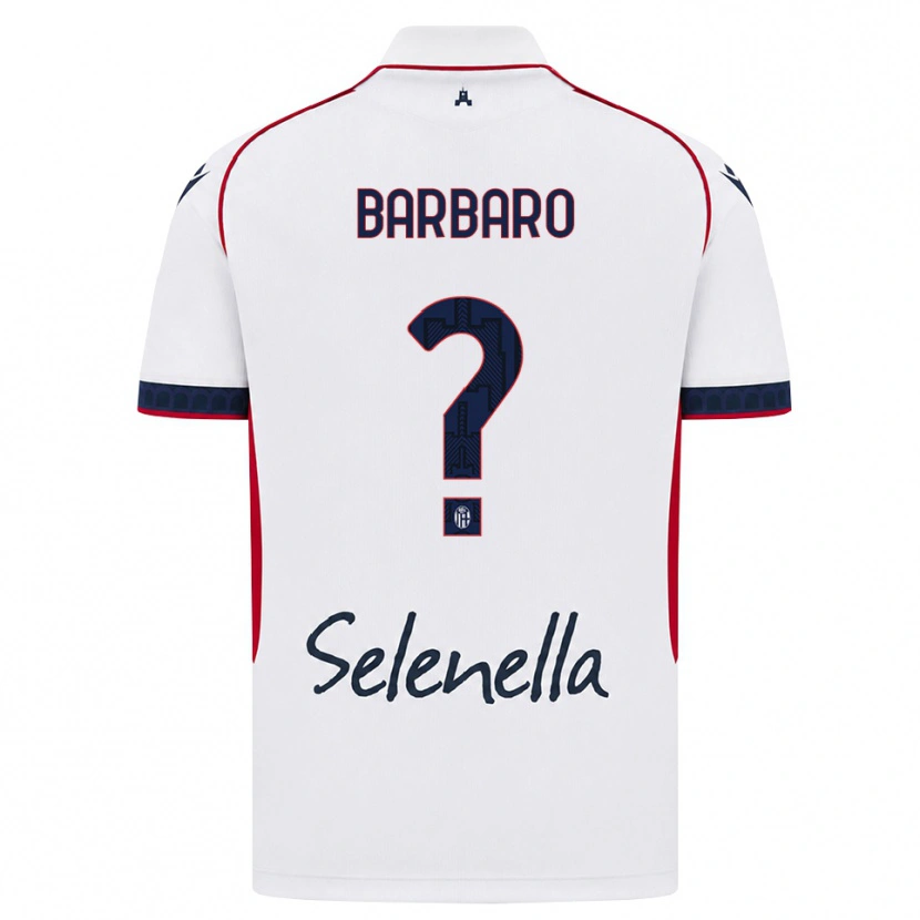 Danxen Criança Camisola Giacomo Barbaro #0 Branco Vermelho Azul Real Alternativa 2026/27 Camisa Brasil