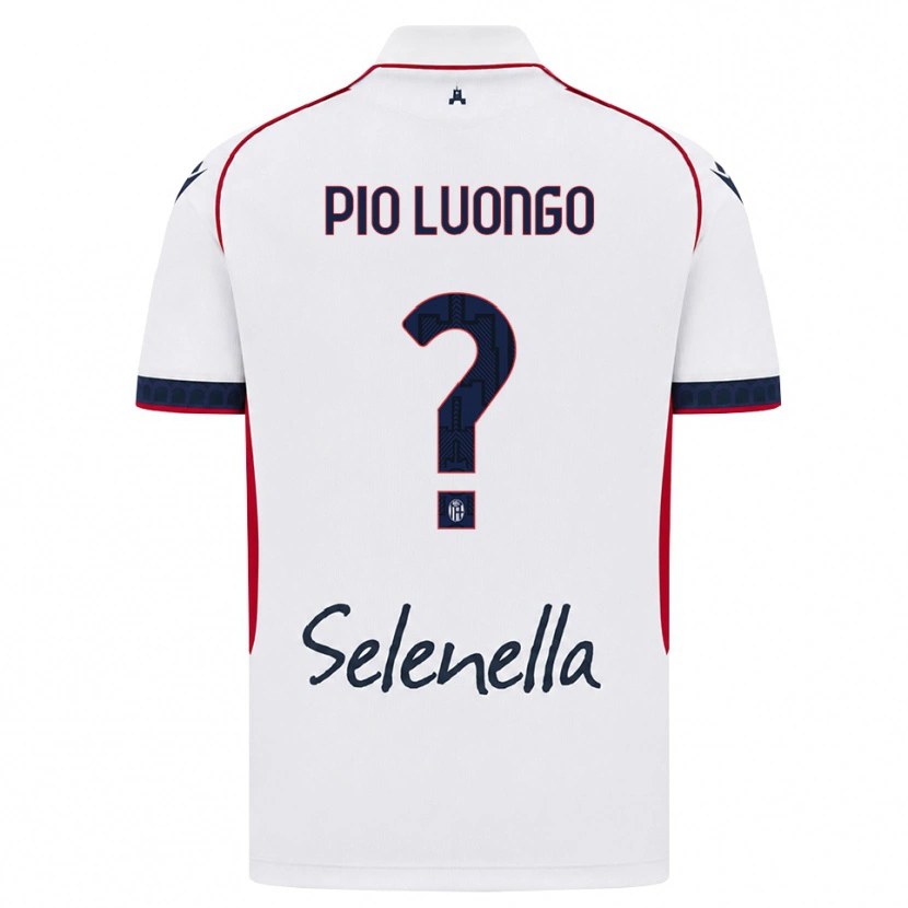 Danxen Criança Camisola Francesco Pio Luongo #0 Branco Vermelho Azul Real Alternativa 2026/27 Camisa Brasil