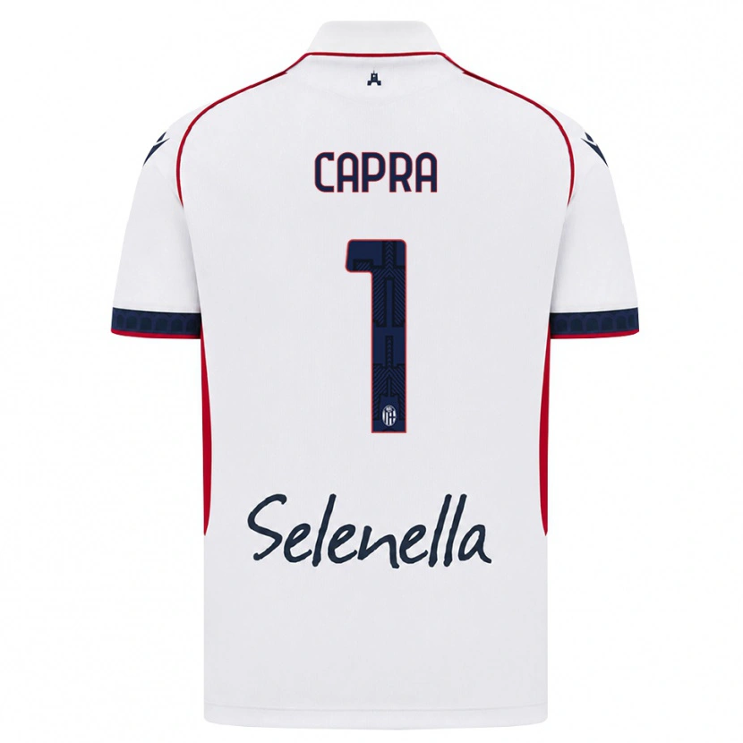 Danxen Criança Camisola Daniel Capra #1 Branco Vermelho Azul Real Alternativa 2026/27 Camisa Brasil