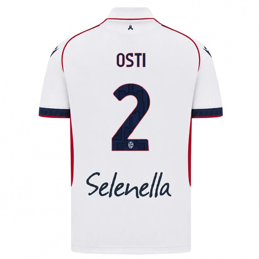 Danxen Criança Camisola Gabriele Osti #2 Branco Vermelho Azul Real Alternativa 2026/27 Camisa Brasil