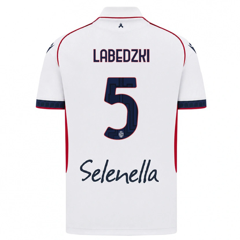 Danxen Criança Camisola Jan Labedzki #5 Branco Vermelho Azul Real Alternativa 2026/27 Camisa Brasil