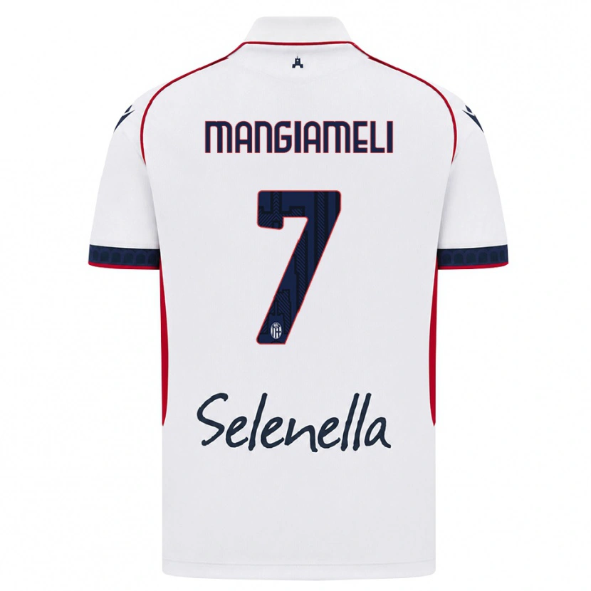 Danxen Criança Camisola Federico Mangiameli #7 Branco Vermelho Azul Real Alternativa 2026/27 Camisa Brasil