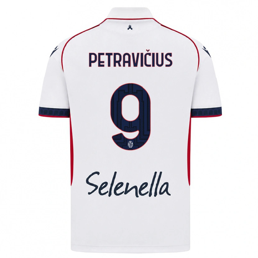 Danxen Criança Camisola Joris Petravičius #9 Branco Vermelho Azul Real Alternativa 2026/27 Camisa Brasil