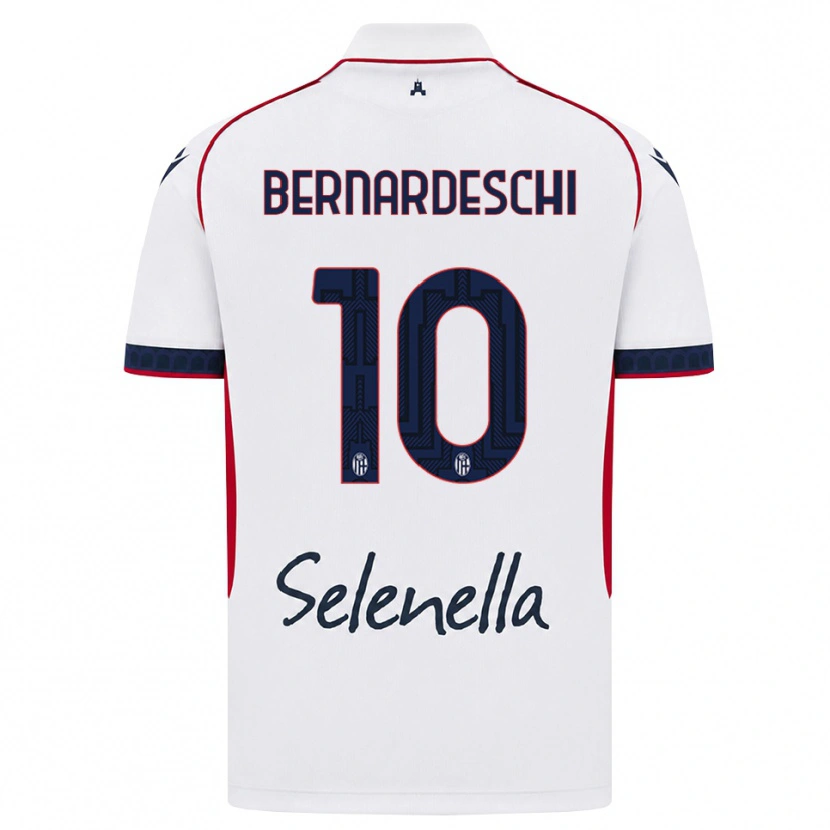Danxen Criança Camisola Federico Bernardeschi #10 Branco Vermelho Azul Real Alternativa 2026/27 Camisa Brasil