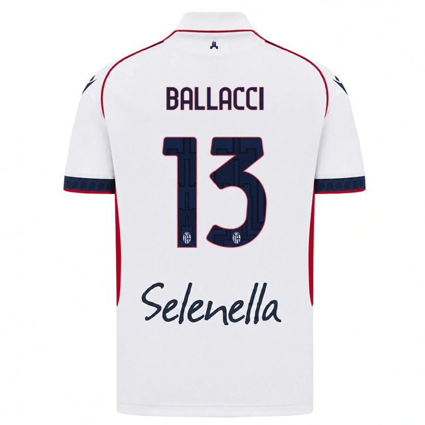 Danxen Criança Camisola Edoardo Ballacci #13 Branco Vermelho Azul Real Alternativa 2026/27 Camisa Brasil