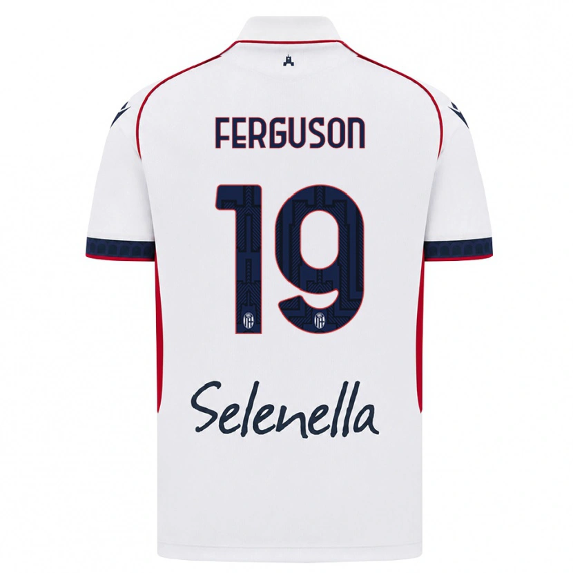 Danxen Criança Camisola Lewis Ferguson #19 Branco Vermelho Azul Real Alternativa 2026/27 Camisa Brasil