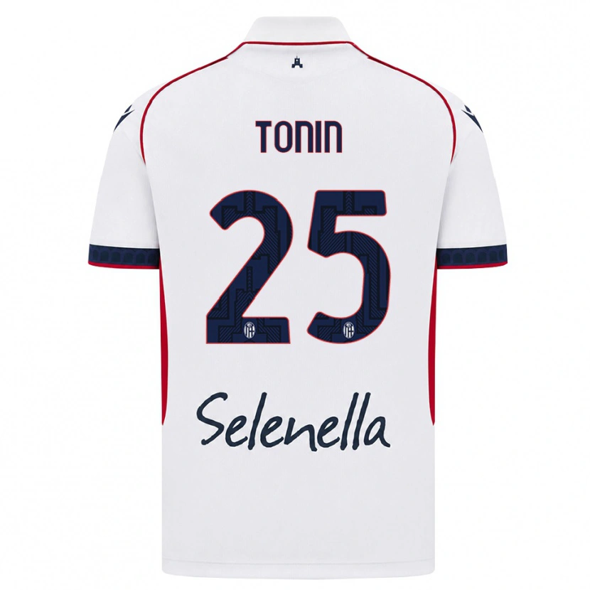 Danxen Criança Camisola Federico Tonin #25 Branco Vermelho Azul Real Alternativa 2026/27 Camisa Brasil
