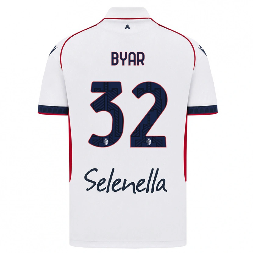 Danxen Criança Camisola Naïm Byar #32 Branco Vermelho Azul Real Alternativa 2026/27 Camisa Brasil