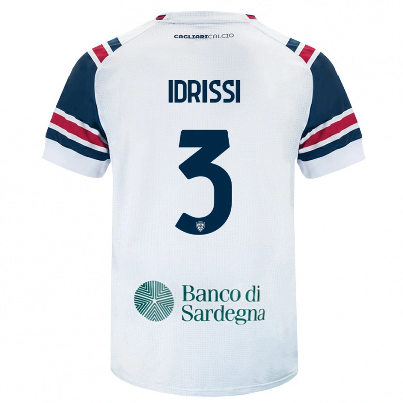 Danxen Criança Camisola Riyad Idrissi #3 Branco Vermelho Verde Alternativa 2026/27 Camisa Brasil