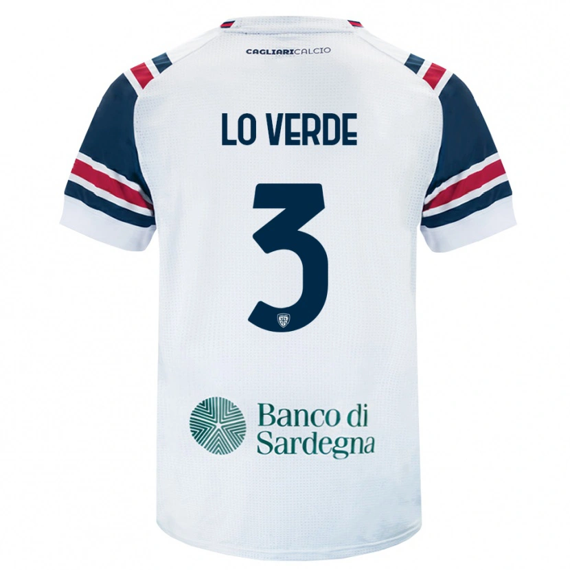 Danxen Criança Camisola Giuseppe Lo Verde #3 Branco Vermelho Verde Alternativa 2026/27 Camisa Brasil