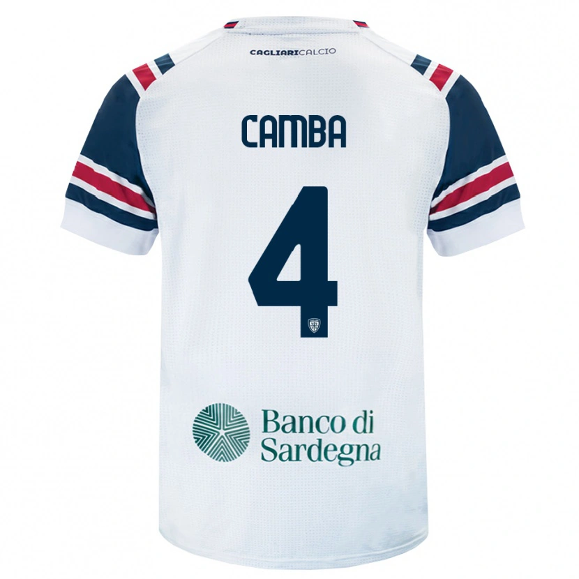 Danxen Criança Camisola Daniele Camba #4 Branco Vermelho Verde Alternativa 2026/27 Camisa Brasil
