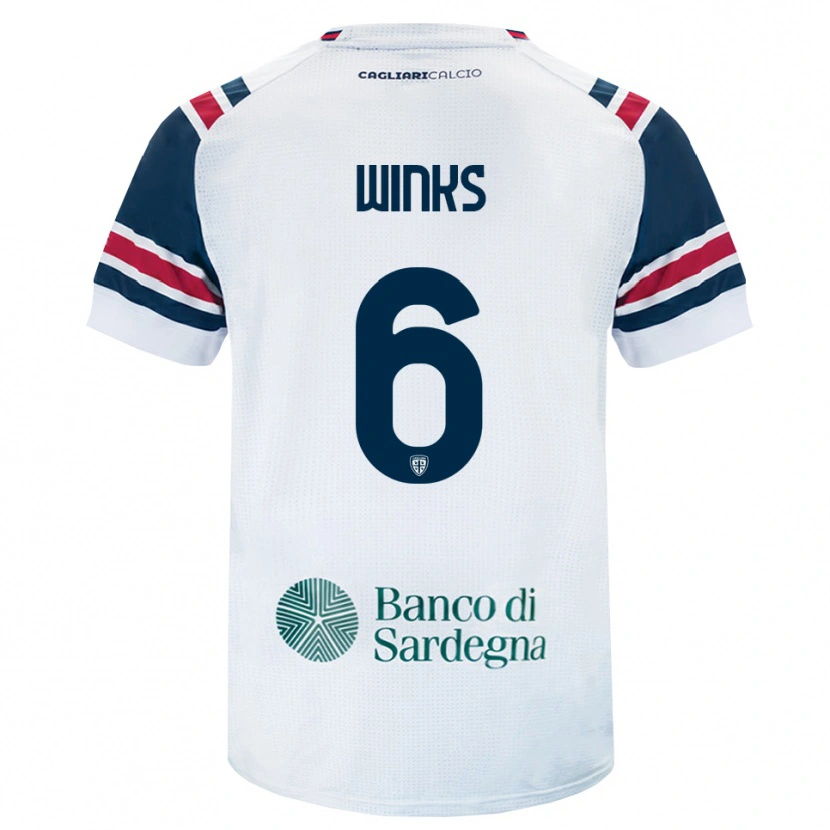 Danxen Criança Camisola Harry Winks #6 Branco Vermelho Verde Alternativa 2026/27 Camisa Brasil