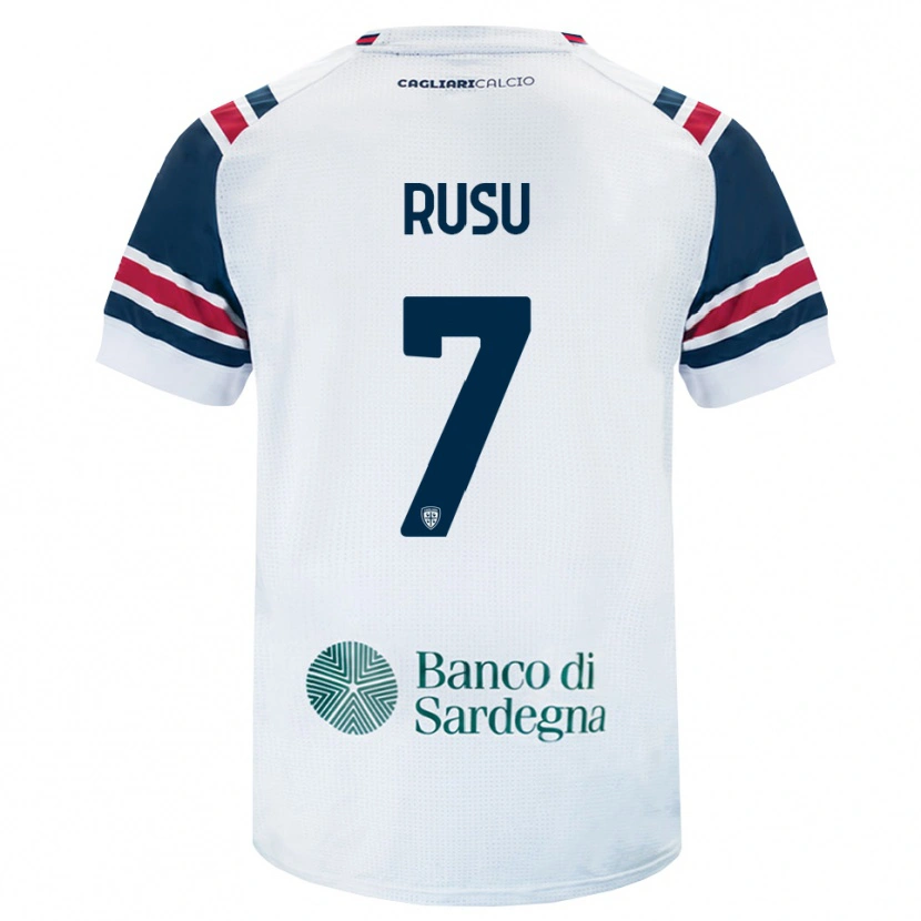 Danxen Criança Camisola Timofei Rusu #7 Branco Vermelho Verde Alternativa 2026/27 Camisa Brasil