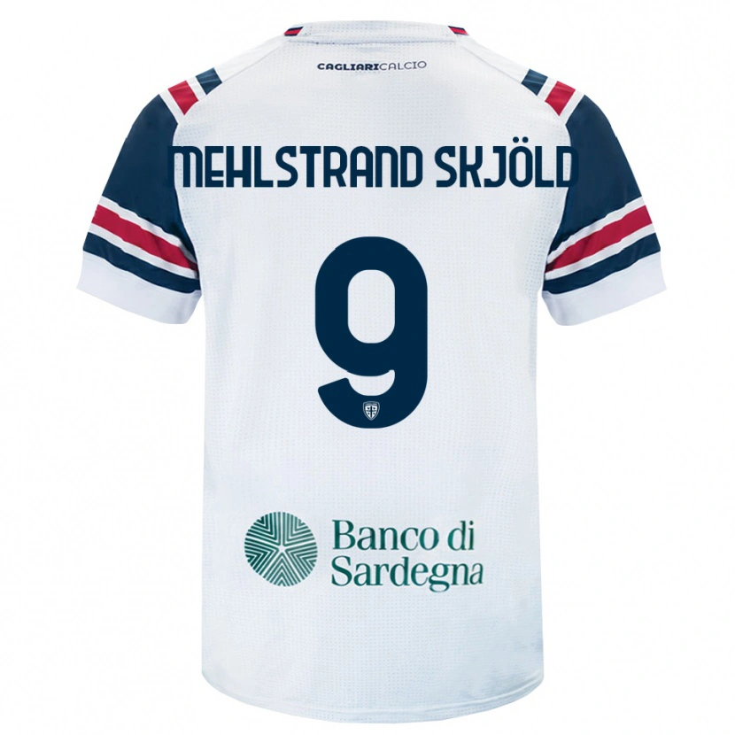 Danxen Criança Camisola William Mehlstrand Skjöld #9 Branco Vermelho Verde Alternativa 2026/27 Camisa Brasil