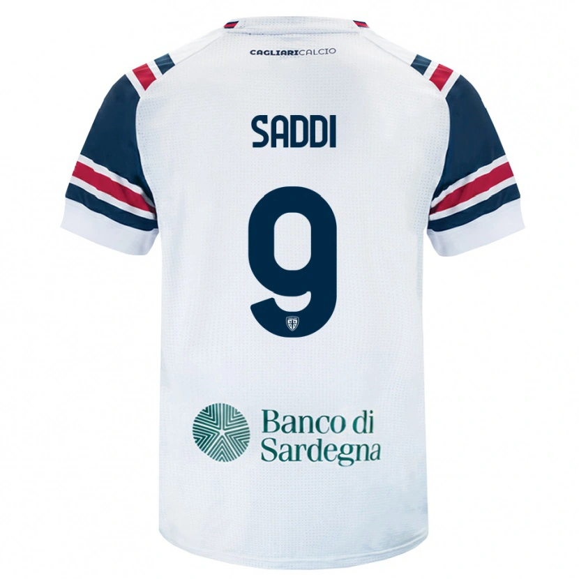 Danxen Criança Camisola Gianluca Saddi #9 Branco Vermelho Verde Alternativa 2026/27 Camisa Brasil