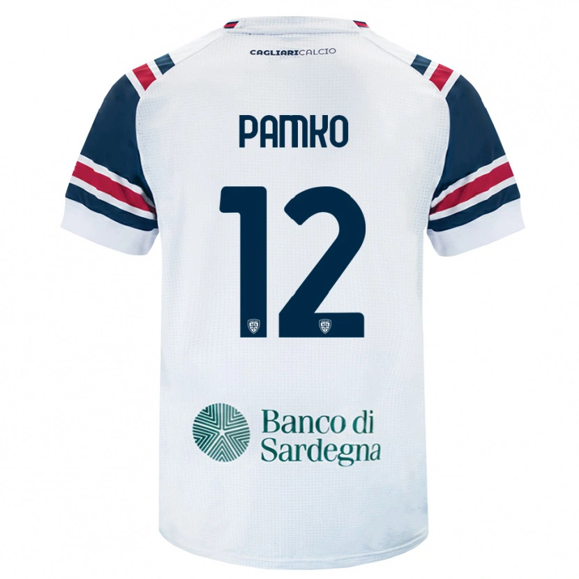 Danxen Criança Camisola Dmytro Pamko #12 Branco Vermelho Verde Alternativa 2026/27 Camisa Brasil