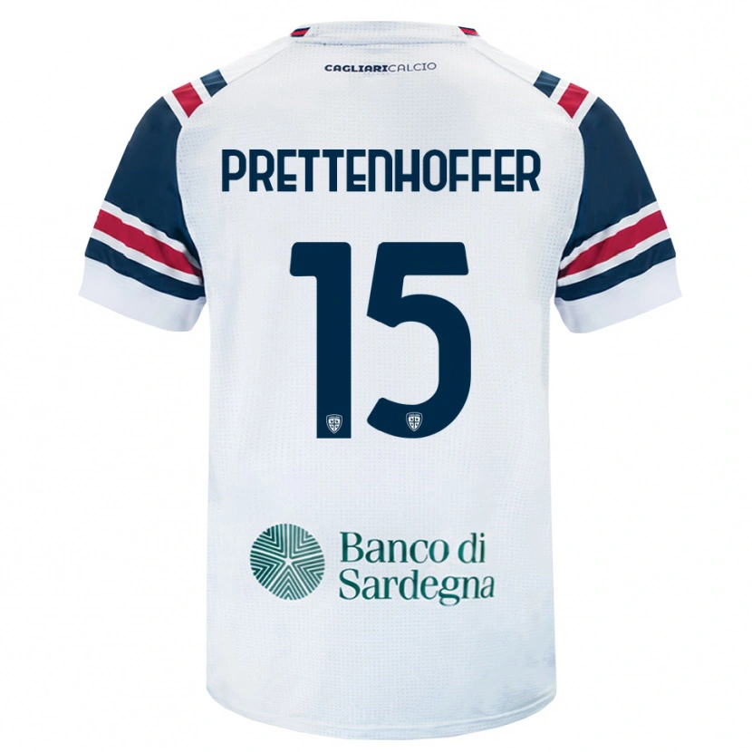 Danxen Criança Camisola Márton Prettenhoffer #15 Branco Vermelho Verde Alternativa 2026/27 Camisa Brasil