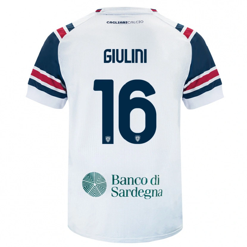 Danxen Criança Camisola Carlo Giulini #16 Branco Vermelho Verde Alternativa 2026/27 Camisa Brasil